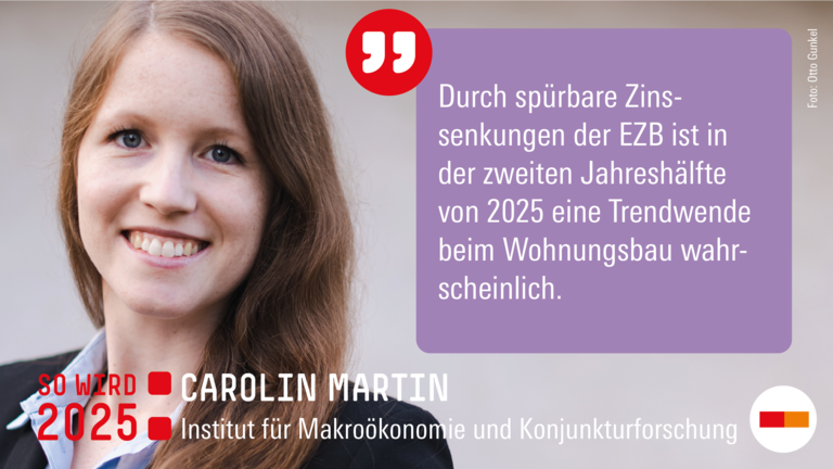 Zitat von Carolin Martin zum IMK Ausblick 2025 zum Thema Bauinvestitionen