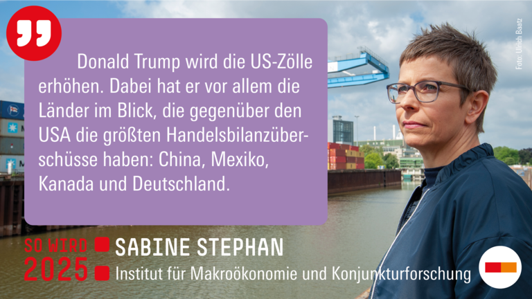 Zitat von Sabine Stephan zum Jahr 2025 zu Trump