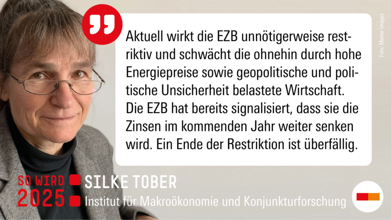 Zitat von Silke Tober zur EZB 2025