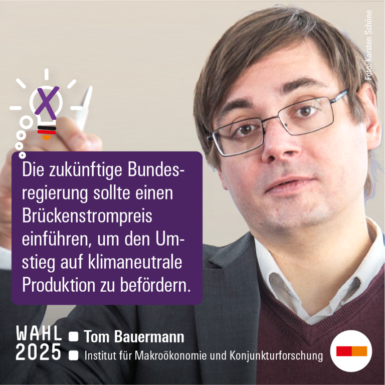 Zitat Tom Bauermann zum Brückenstrompreis